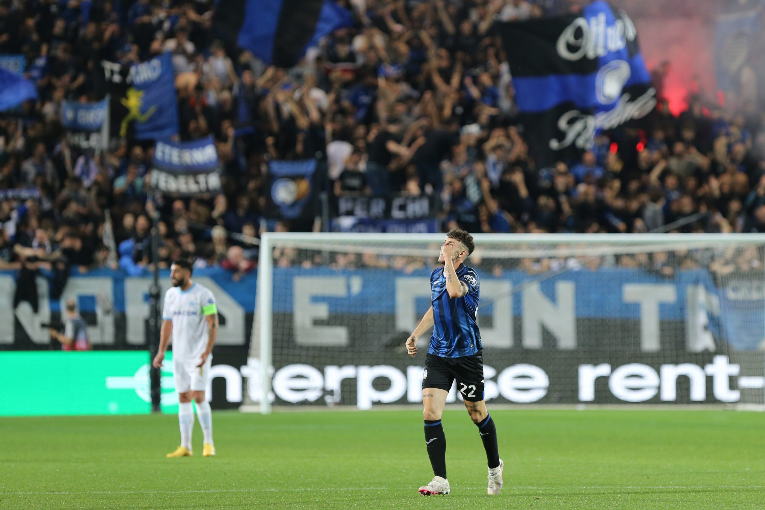 Esultanza Ruggeri Atalanta Marsiglia Europa League Semifinal