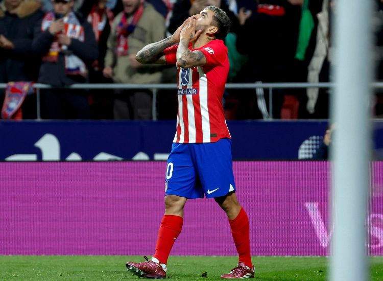 Angel Correa con la maglia dell'Atletico Madrid - fonte Ansa Foto - mondosportivo.it