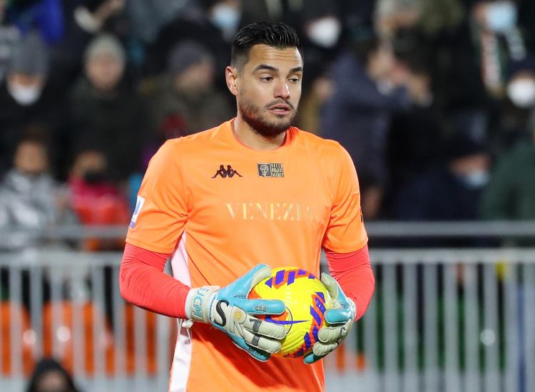 Sergio Romero con la maglia del Venezia - fonte Lapresse - mondosportivo.it