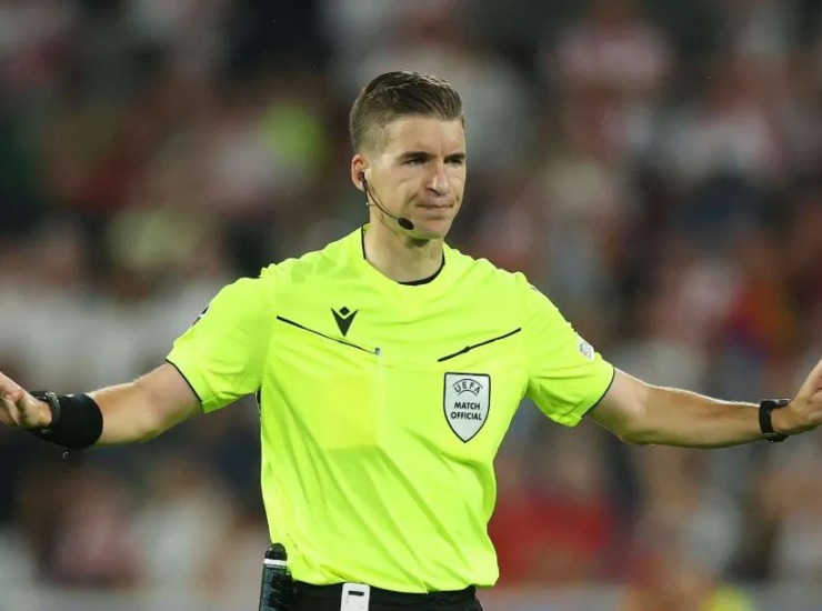 Jérémy Stinat, arbitro di Lione - Auxerre - fonte Instragram - mondosportivo.it