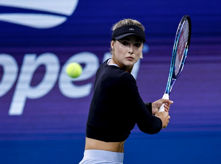 Anna Kalinskaya durante l'Us Open - fonte Ansa Foto - mondosportivo.it