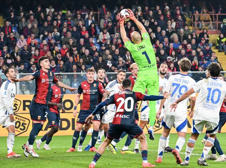 La partita tra Genoa e Como - fonte Lapresse - mondosportivo.it