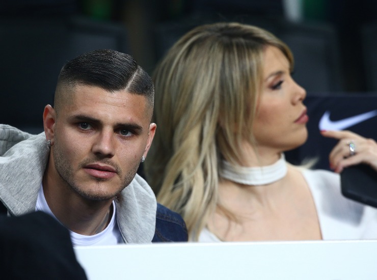 Mauro Icardi e Wanda Nara - fonte Lapresse - mondosportivo.it