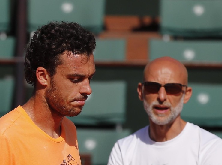 Umberto Ferrara insieme a Matteo Berrettini - fonte Ansa Foto - mondosportivo.it