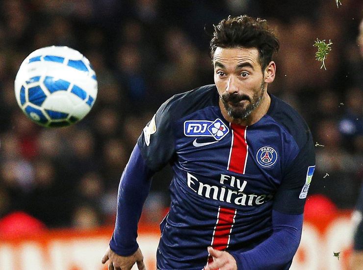 Enrique Lavezzi con la maglia del PSG - fonte Ansa Foto - mondosportivo.it