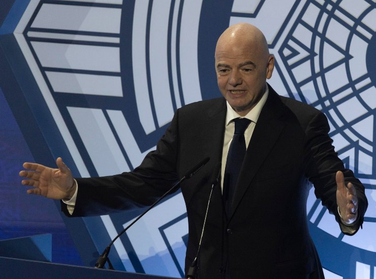 ll presidente della Fifa Gianni Infantino - fonte Ansa Foto - mondosportivo.it