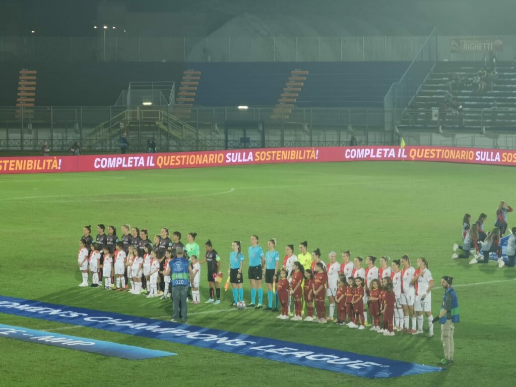 roma slavia praga champions league femminile