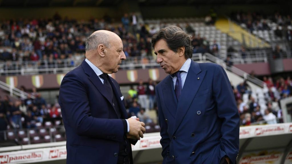 Giuseppe Marotta e Urbano Cairo - fonte Lapresse - mondosportivo.it