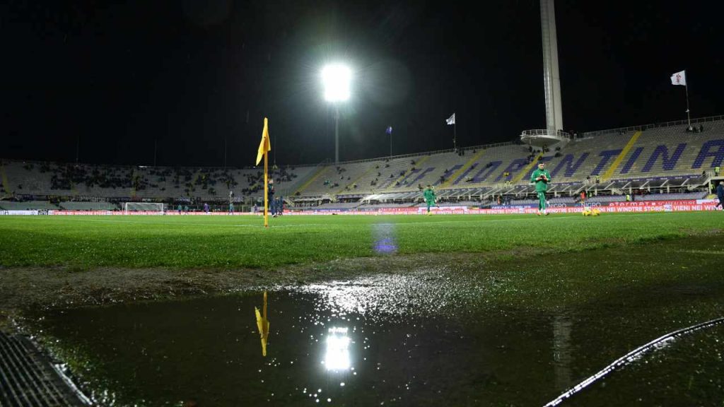 Partita rinviata causa maltempo - fonte Lapresse - mondosportivo.it